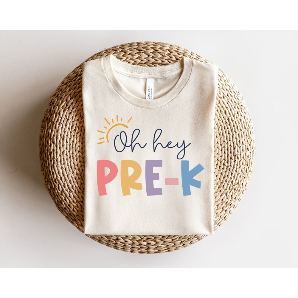 Oh Hey Pre-K Teacher Shirt, PreK Teacher Shirt, Pre K Teacher TShirt, PreK T Shirt, PreK Sweatshirt, PreK Shirt for Teacher Team, PreK Squad - 2.jpg