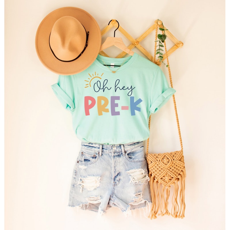 Oh Hey Pre-K Teacher Shirt, PreK Teacher Shirt, Pre K Teacher TShirt, PreK T Shirt, PreK Sweatshirt, PreK Shirt for Teacher Team, PreK Squad - 4.jpg
