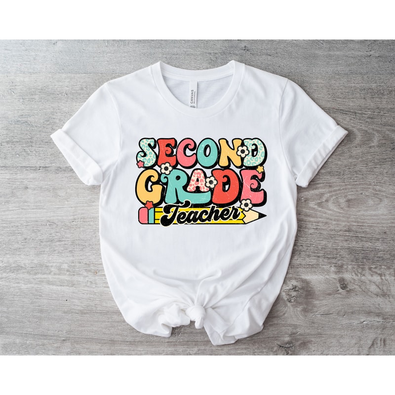 Second Grade Teacher Shirt •2nd Grade Teacher T-Shirt •Cute Second Grade Shirt •Second Grade Teacher Tee •2nd Grade Teacher Shirt - 3.jpg