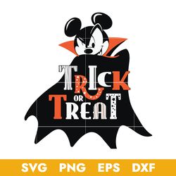 trick on treat svg, mickey halloween svg, halloween svg, png dxf eps digital file