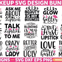 makeup design bundle svg