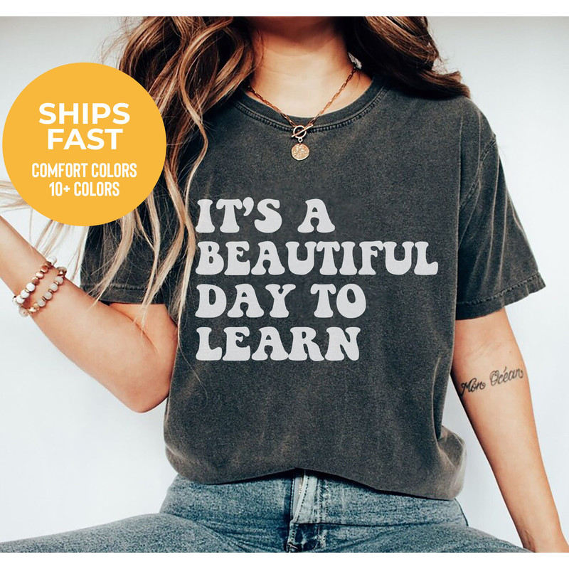 Comfort Colors Teacher Shirt, Inspirational Shirt, Teacher Tshirt, Back To School Shirt, Teacher T Shirt, Teacher Gift For Teacher Tee - 2.jpg