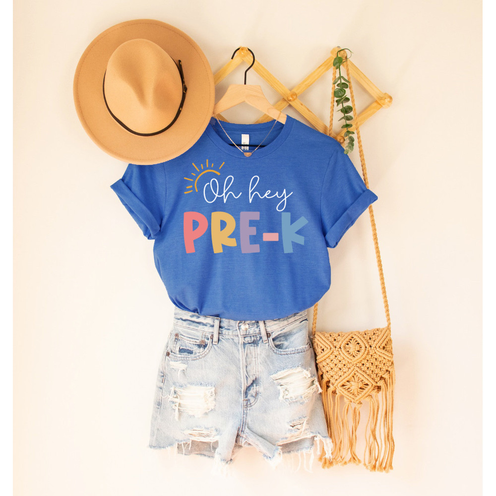 Oh Hey Pre-K Teacher Shirt, PreK Teacher Shirt, Pre K Teacher TShirt, PreK T Shirt, PreK Sweatshirt, PreK Shirt for Teacher Team, PreK Squad - 5.jpg