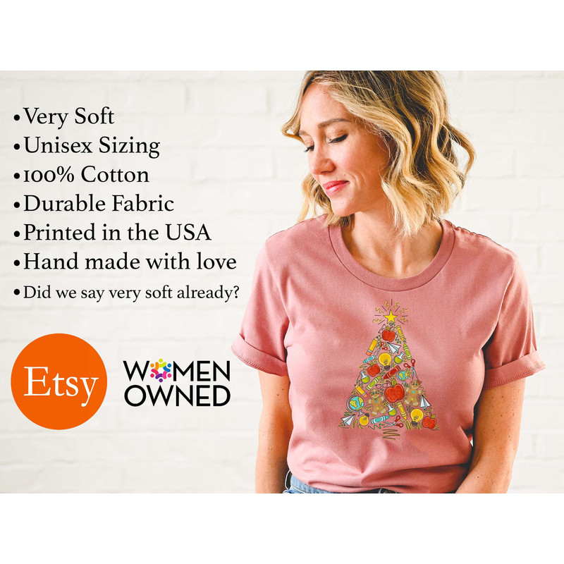 Teacher Christmas Shirt, Teacher Christmas Tree Shirt, Funny Teacher Shirt, Teacher T-shirt, Teacher Gift, Christmas Gifts For Teacher - 2.jpg