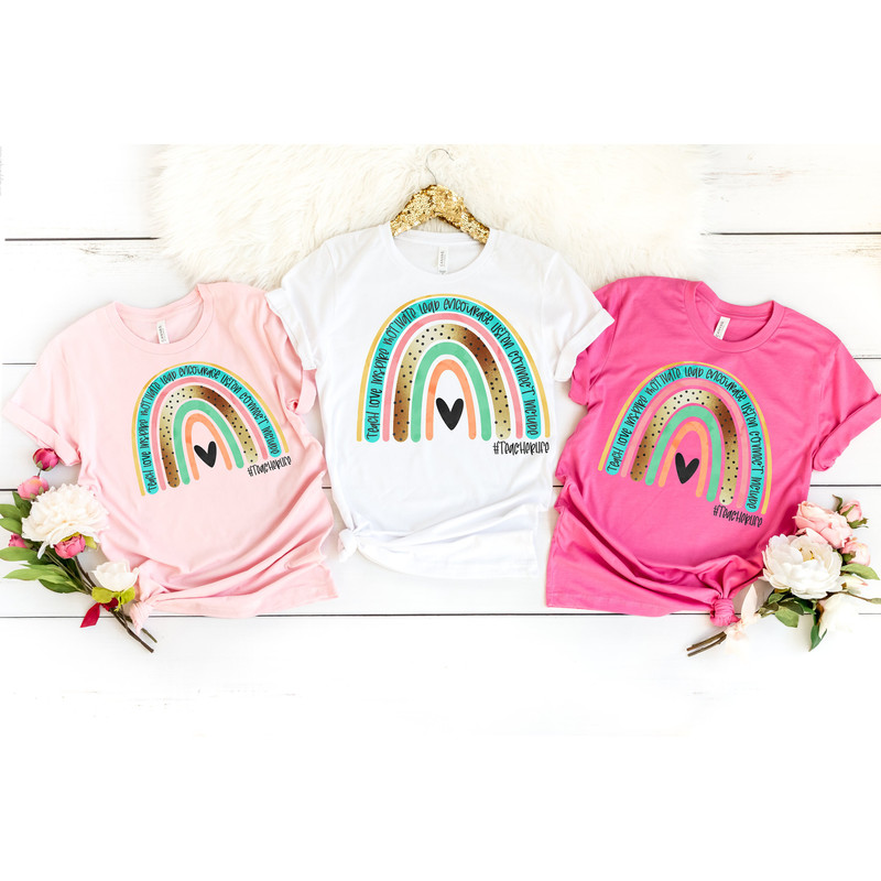Teacher Life, Teacher Shirt, Rainbow Teacher T-shirt, Teacher Gift Ideas, Teacher Quote Shirt,Funny Teacher Shirt,Kindergarten Teacher Shirt - 2.jpg