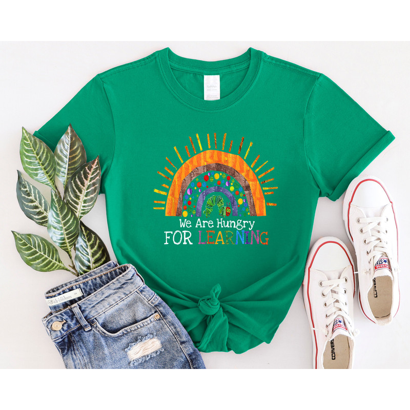 We Are Hungry For Learning Shirt, Kids School Shirt, Kindergarten Shirt, Daycare Shirt, Kindergarten Teacher Shirt ,Teacher School Outfit - 6.jpg