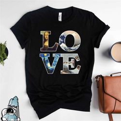 artist shirt, gift for artist t-shirt, love art shirt, art gifts, art museum, painting shirt, art teacher shirt, famous