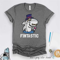 shark shirt, fintastic shirt, shark lover shirt, shark gifts, fancy shark birthday party, beach shirt, family vacation,