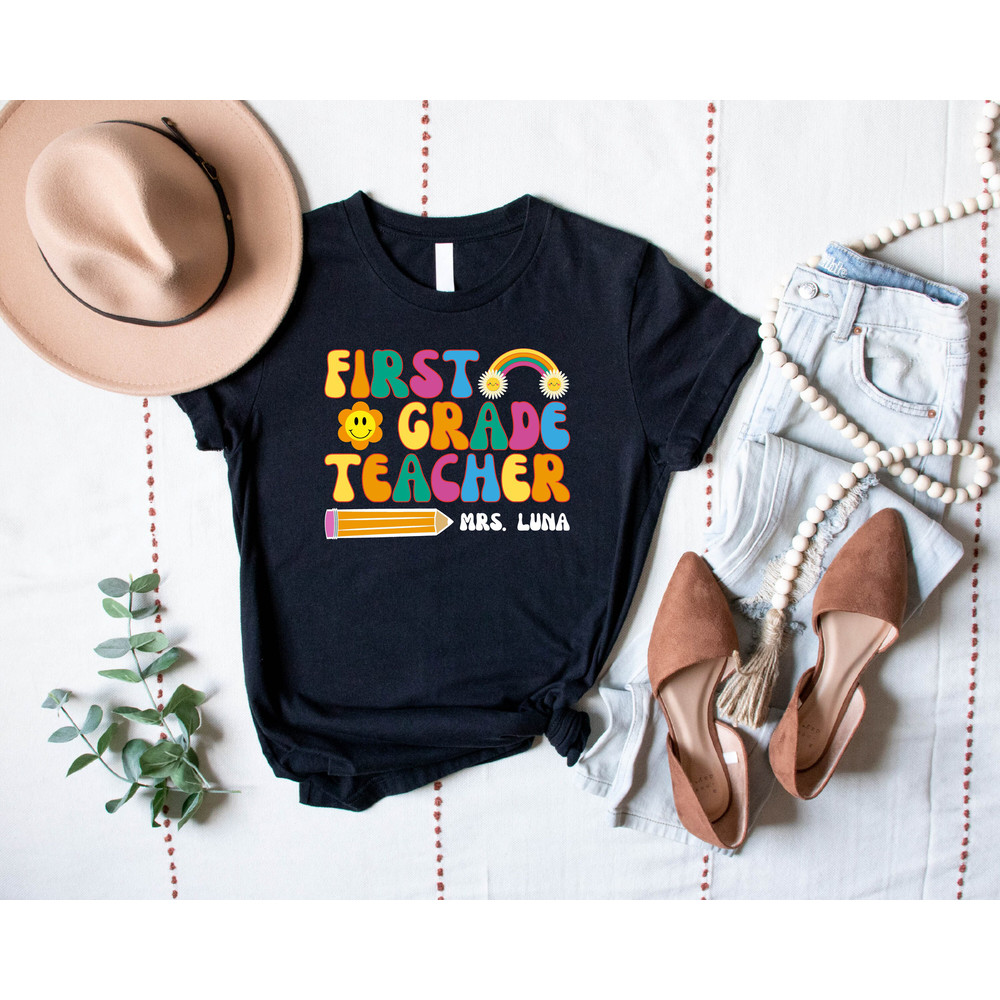 Custom Teacher Shirt, Teacher Team Shirts, Personalized School Tshirt, Teacher Gift, Customized Name Teacher Shirt, Elementary Teacher Shirt - 2.jpg