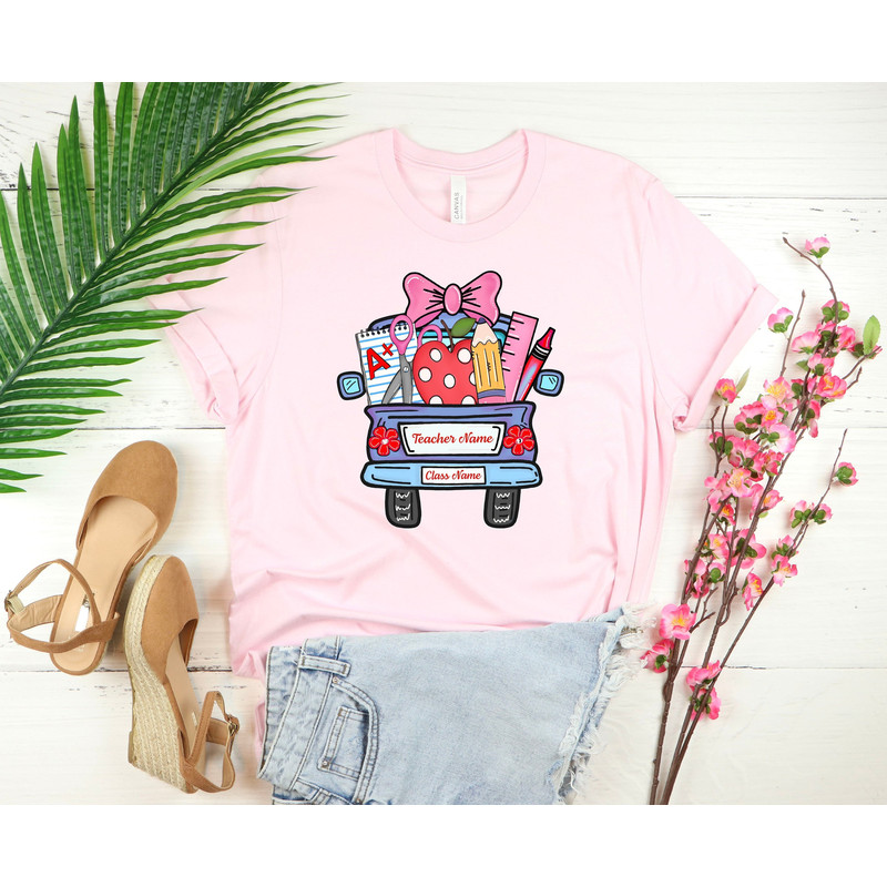 Custom Teacher T-Shirt, Teacher Team Shirt, Personalized School Shirt, Customized Teacher Name Shirt, Teacher Gift, Elementary Teacher Shirt - 1.jpg