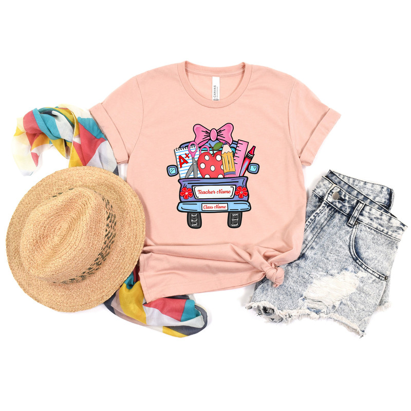 Custom Teacher T-Shirt, Teacher Team Shirt, Personalized School Shirt, Customized Teacher Name Shirt, Teacher Gift, Elementary Teacher Shirt - 5.jpg