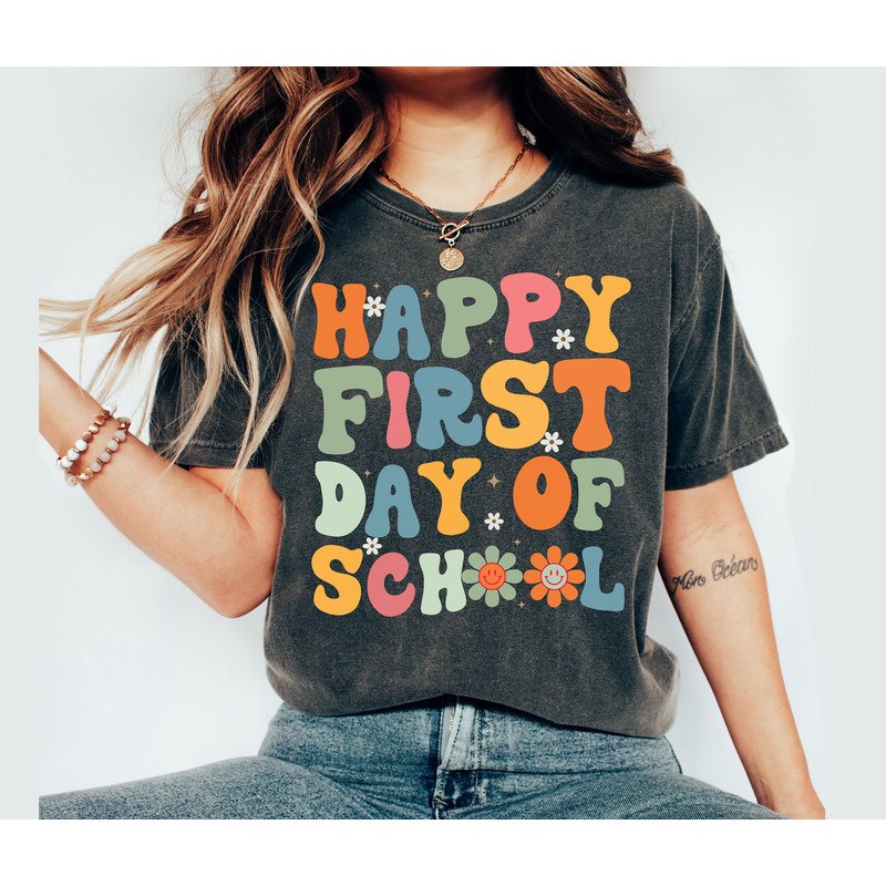 Retro Teacher Shirts, Back to School Teacher Shirt, First Day of School Shirt for Teachers, Back to School Shirt Teacher GiftS - 2.jpg