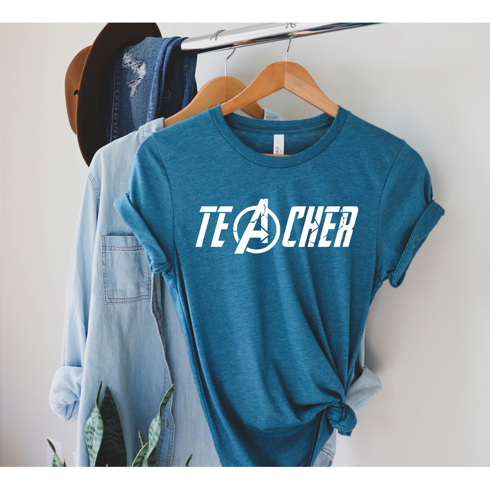 Superhero Teacher T-Shirt, Teacher life Tee, Back to School Shirts, Teacher T-Shirt, Funny Teacher Gift Tee, Super Teacher TShirt - 5.jpg