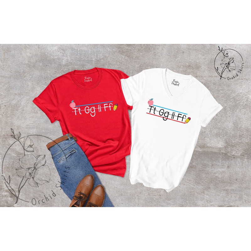 TGIF Teacher Shirt, Kindergarten Teacher Shirt, Christmas Teacher Gift, Teacher Shirts, Teacher T-shirt, Teacher Appreciation Gift, Alphabet - 3.jpg