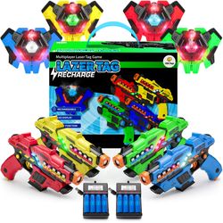 usa toyz rechargeable laser tag game - 4 pack