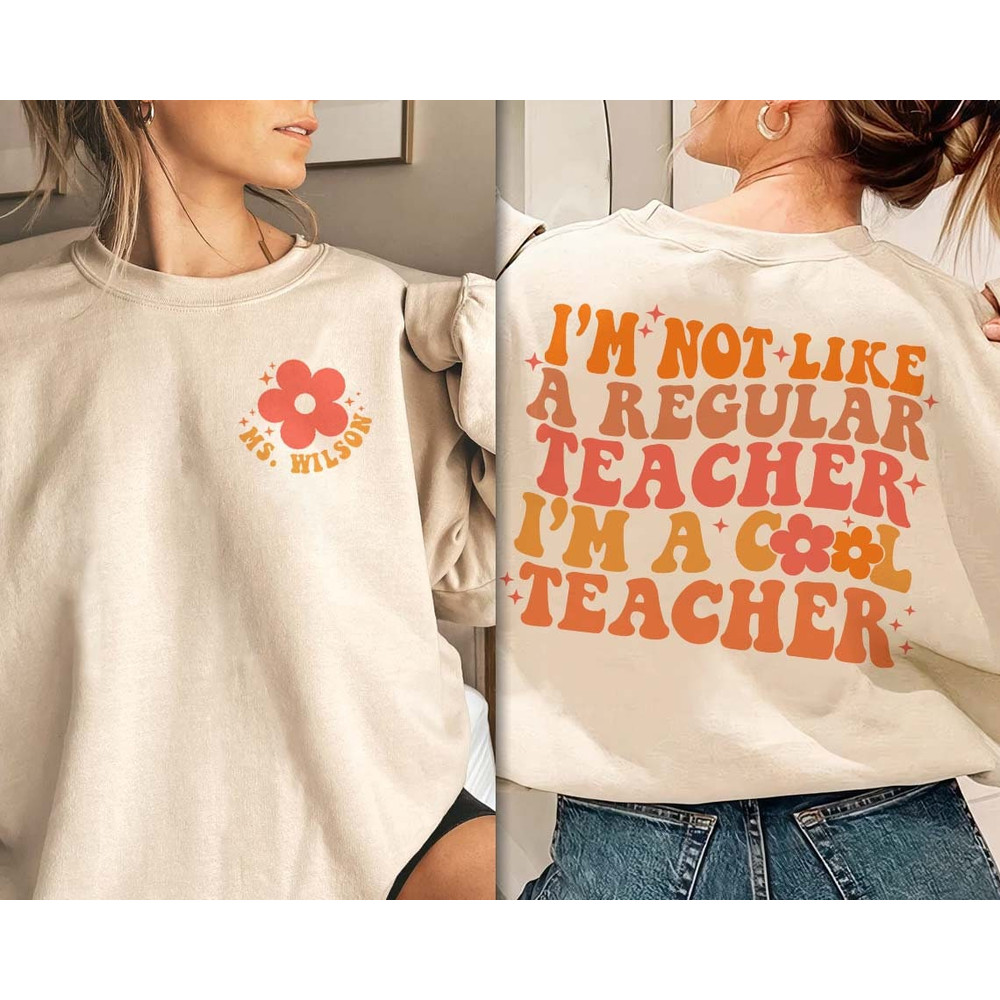 Cool Teacher Club Sweatshirt, I'm a Cool Teacher Shirt, Custom Teacher Shirt, Teacher Appreciation Gift, Teachers Day Shirt, Teacher Gifts - 1.jpg