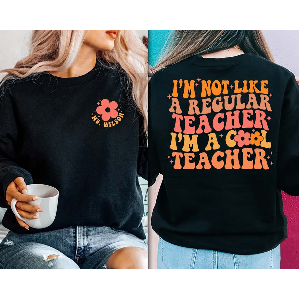 Cool Teacher Club Sweatshirt, I'm a Cool Teacher Shirt, Custom Teacher Shirt, Teacher Appreciation Gift, Teachers Day Shirt, Teacher Gifts - 2.jpg