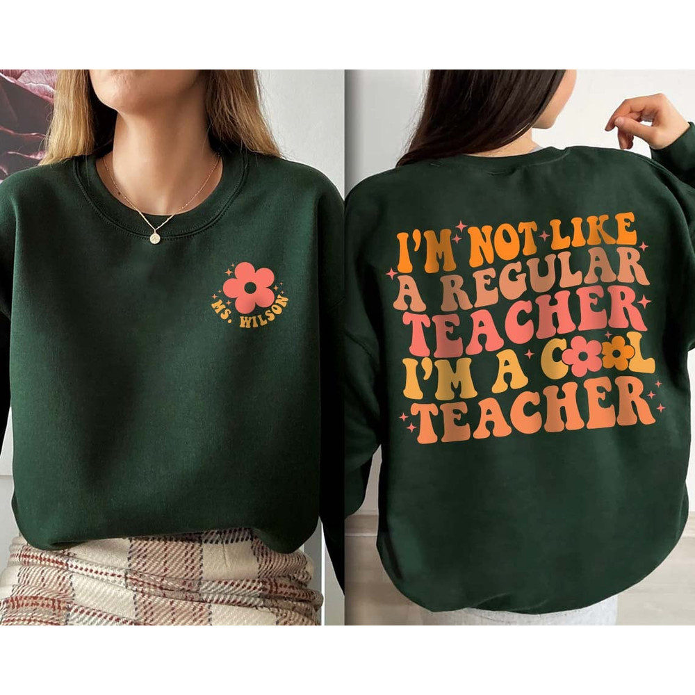 Cool Teacher Club Sweatshirt, I'm a Cool Teacher Shirt, Custom Teacher Shirt, Teacher Appreciation Gift, Teachers Day Shirt, Teacher Gifts - 3.jpg