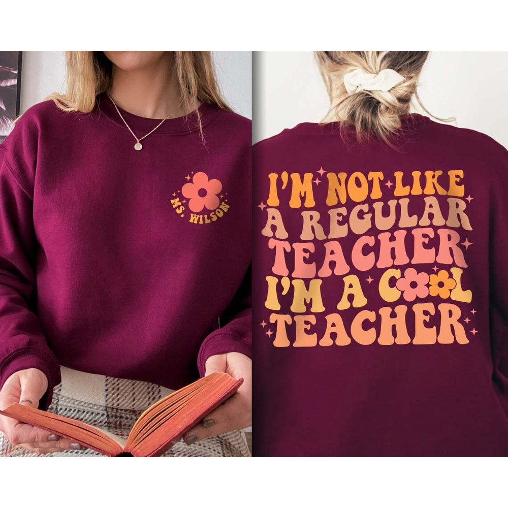 Cool Teacher Club Sweatshirt, I'm a Cool Teacher Shirt, Custom Teacher Shirt, Teacher Appreciation Gift, Teachers Day Shirt, Teacher Gifts - 4.jpg