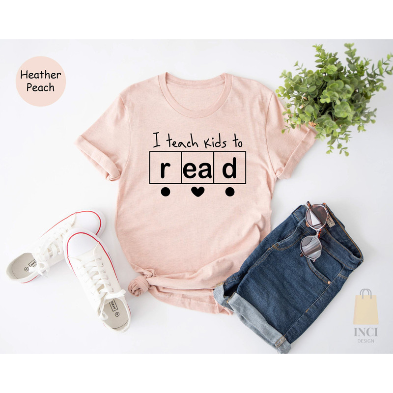 I Teach Kids To Read Shirt, Teacher Shirts, Funny Teacher Shirt, Reading Teacher Shirt, Reading Specialist Shirt, Spelling Shirt, School Tee - 1.jpg