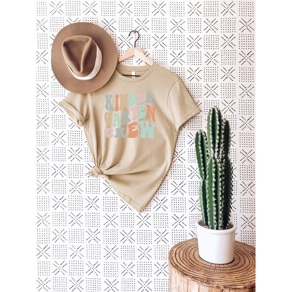 Kindergarten Crew T-Shirt, Kindergarten Teacher Shirt, Kindergarten Crew Tee, Team Kindergarten Shirt, Retro Kindergarten Teacher Shirt - 7.jpg