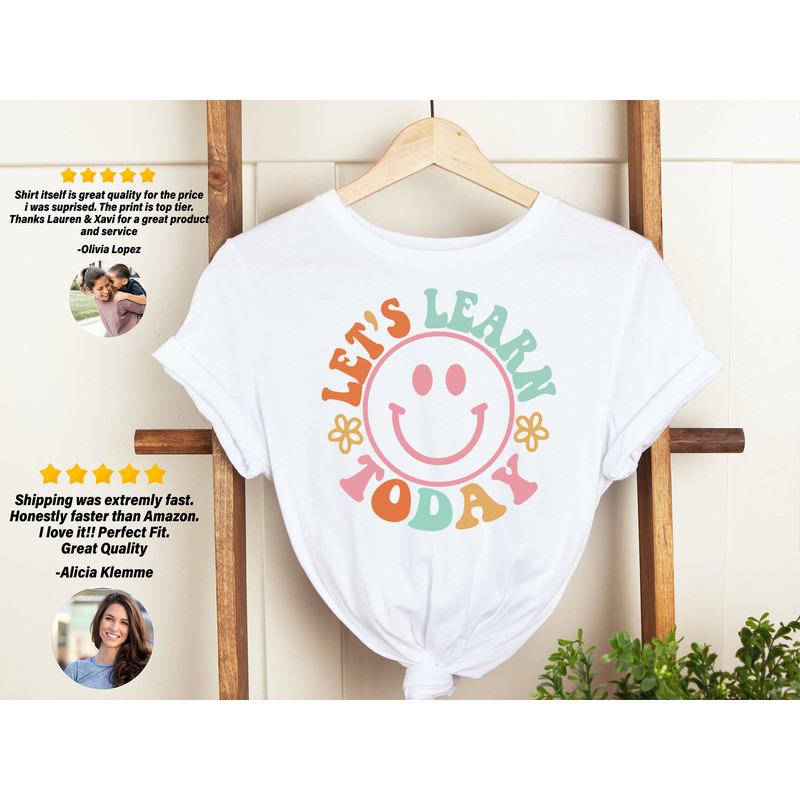 Let's Learn Today Teacher Shirt, Teacher Life Shirt, Teacher Shirts, Teacher Motivational Shirt, Gift For Teacher, Teacher Inspirational Tee - 2.jpg