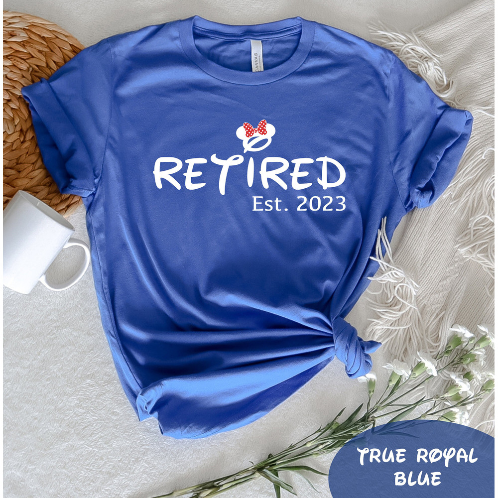 Minnie Retired Est 2023 T-Shirt, Cute Retirement Gift, Retiree Vibes Shirt, Trendy Retiree Gift, Funny Retirement Shirt, Minnie Shirt - 4.jpg