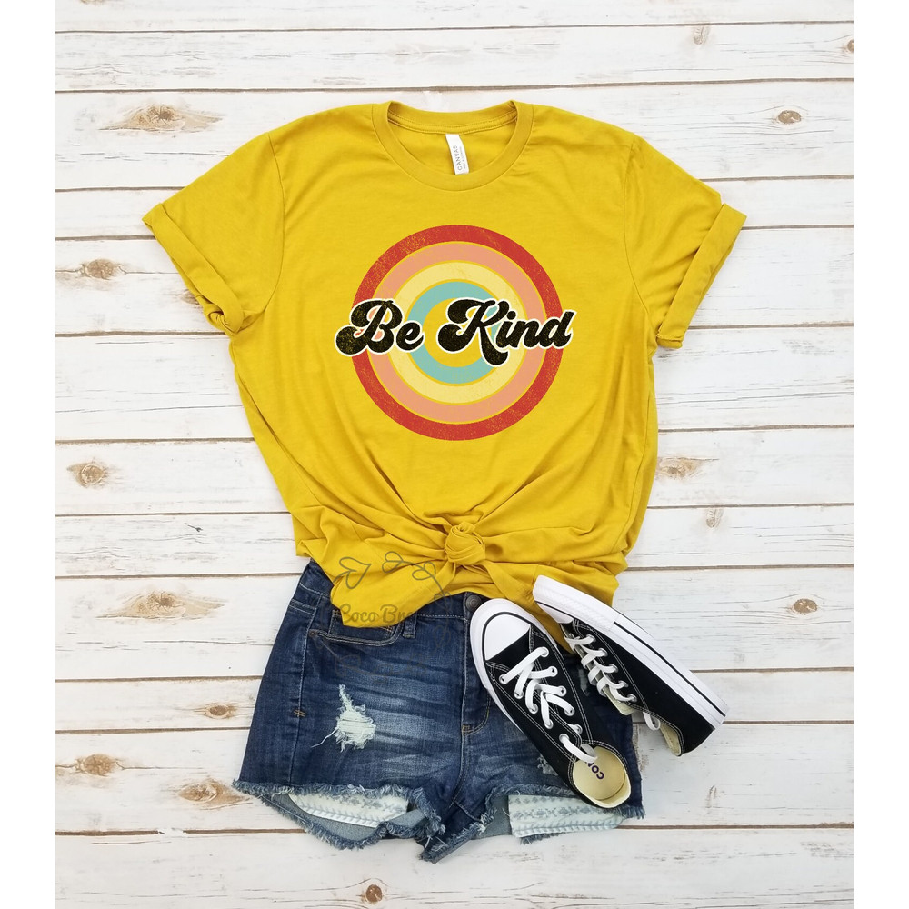 Retro Be Kind - unisex tshirt Be Kind T Shirt, Inspirational Shirt, Mom Kindness Shirt, Kind Shirt, Teacher Kindness Shirt, Retro Kindness - 4.jpg