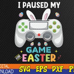 easter day bunny gamer egg funny gaming svg, eps, png, dxf, digital download