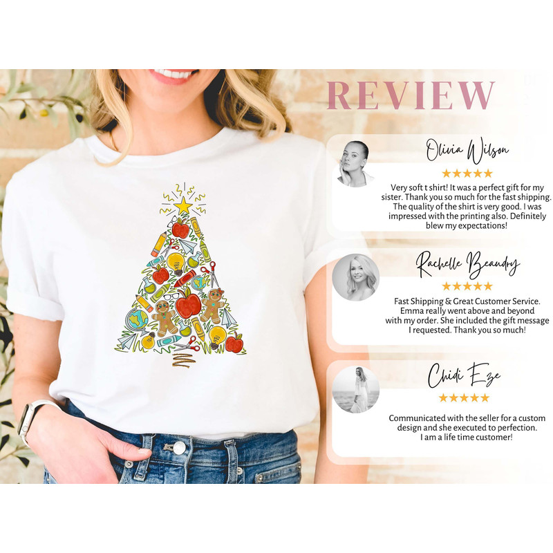 Teacher Christmas Shirt, Teacher Christmas Tree Shirt, Funny Teacher Shirt, Teacher T-shirt, Teacher Gift, Christmas Gifts For Teacher - 3.jpg