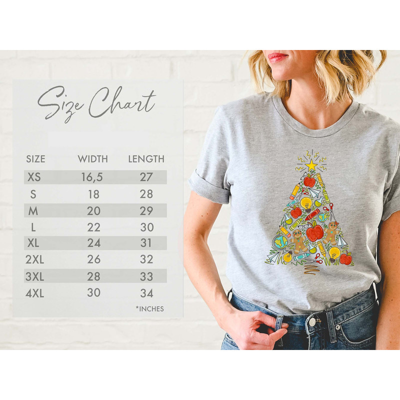 Teacher Christmas Shirt, Teacher Christmas Tree Shirt, Funny Teacher Shirt, Teacher T-shirt, Teacher Gift, Christmas Gifts For Teacher - 4.jpg