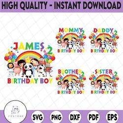 Personalized Name And Age Baby Bum Png, My Little Baby Bum Birthday Png, Custom Matching Family Birthday Png