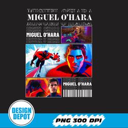 Spiderman 2099 Two Sided Png, Across the Spider Verse Png, Miguel O'Hara Png, Spiderman Png, Spiderman Png