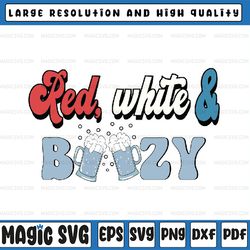 red white and boozy celebrate america drinking 4th of july svg, usa boozy svg, independence day png, digital download