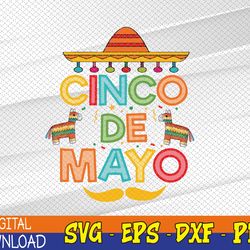 cinco de mayo sombrero mexican fiesta 5 de mayo svg, eps, png, dxf, digital download