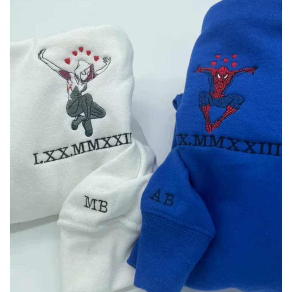 Gwenstacy and Peterparker Embroidered Sweatshirt.png