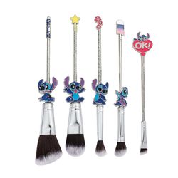 Disney Lilo and Stitch Makeup Tool Soft Cosmetic Powder Foundation Eye Shadow Brush Plastic Handle