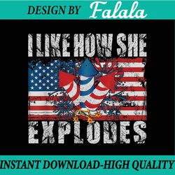 4th of july i like how she explodes firework vintage couple png, american freedom png, independence day png, digital