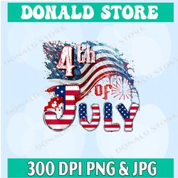 fireworks happy 4th of july us flag american 4th of july png, eps, png, dxf, digital download
