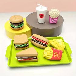 Mini  Breakfast Burgers Simulated Kitchen Toys