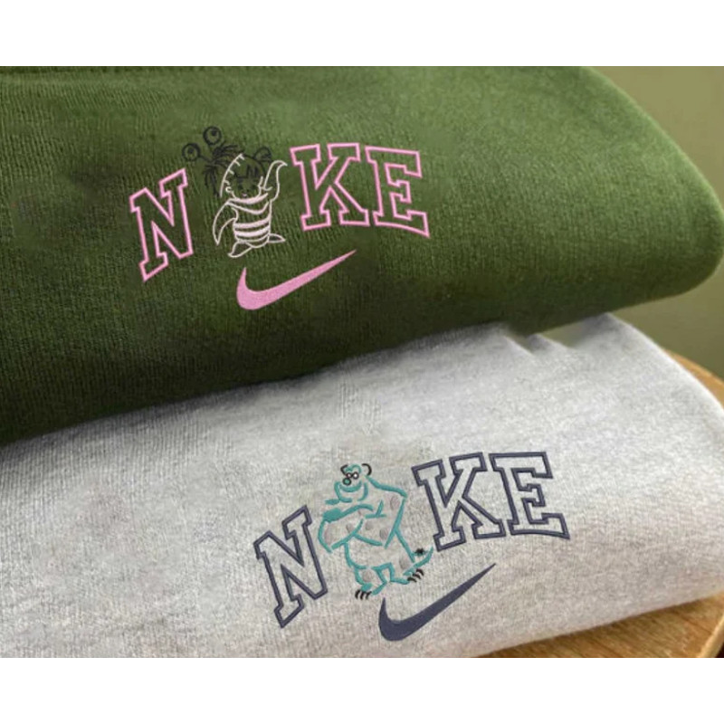 Sully And Boo Couple Embroidered Couple Sweatshirt.png