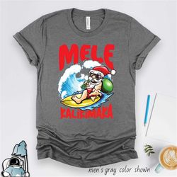 hawaiian christmas, mele kalikimaka, christmas in hawaii, hawaiian santa, hawaii shirt, christmas vacation shirt, christ