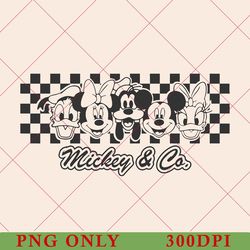 vintage mickey & co est 1928, vintage mickey and co png, disneyland mickey mouse png, mickey minnie png, disney studio