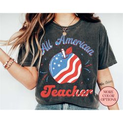 all american teacher shirt, american teachers, 4th of july teachers shirt, fourth of july shirts, american usa flag teac