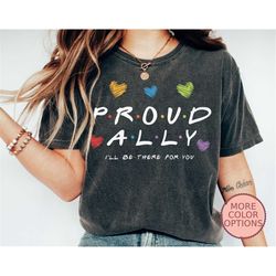 proud ally pride shirt, lgbt t-shirt, support pride clothing, pride month outfit idea, lgbt matching tee (ap-pri117)