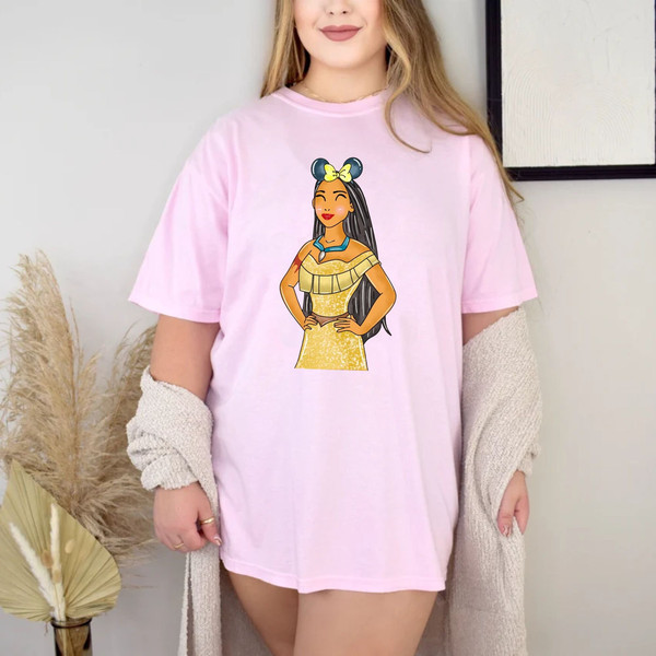 Disney Princess Comfort Colors® Shirt, Cinderella Princess Shirt, Snow White Shirt, Belle Princess Tee, Disneyworld Shirt, Disney Girl Shirt - 4.jpg