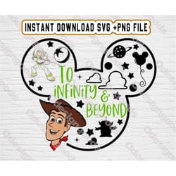 toy story svg, to infinity and beyond svg, family vacation svg, toy story friends svg, toy story png, magical kingdom, m