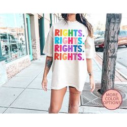 rainbow rights shirt, pride lgbt shirt, proud ally shirt, equality rights t-shirt, gay rights shirts, lgbt matching tees