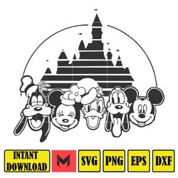 mickey & friends svg, family vacation png, family trip svg, vacay mode png, magic kingdom svg, mickey png, digital downl