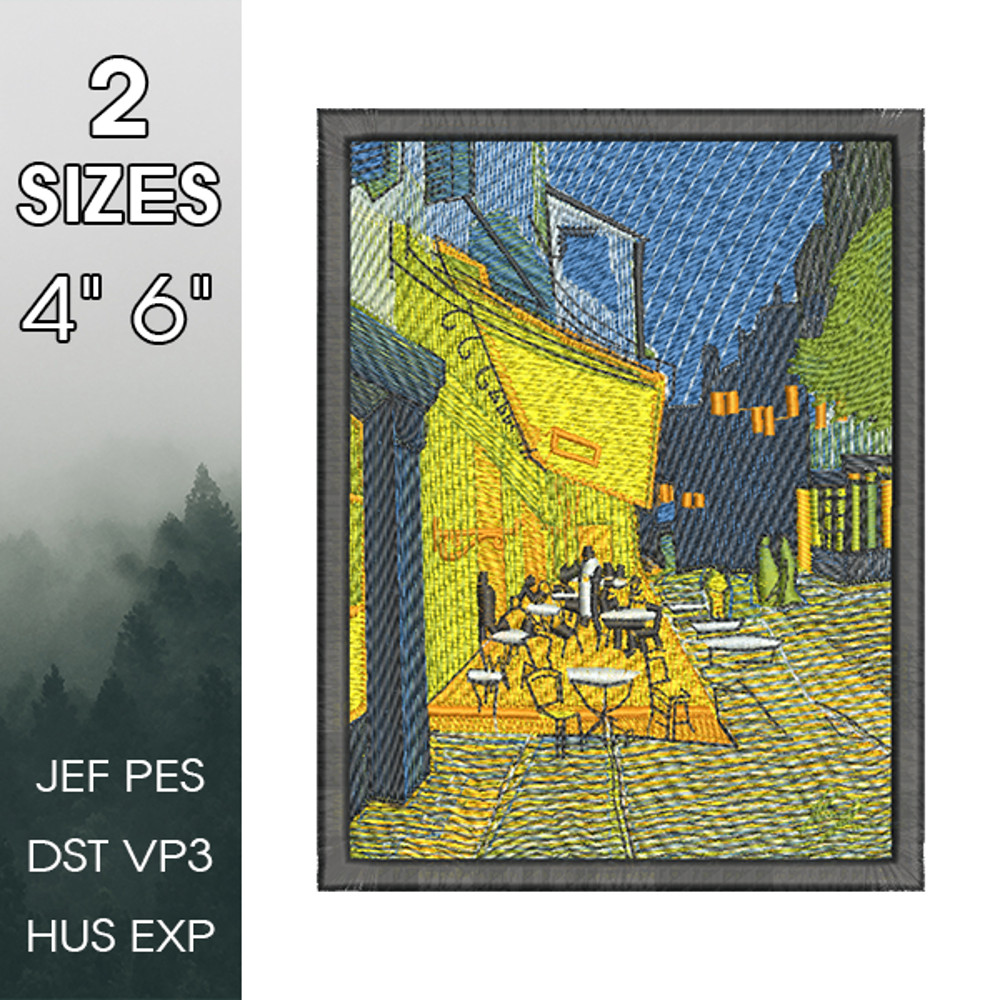 Vincent Van Gogh - Cafe Terrace at Night Made by Kenblkwrk.png